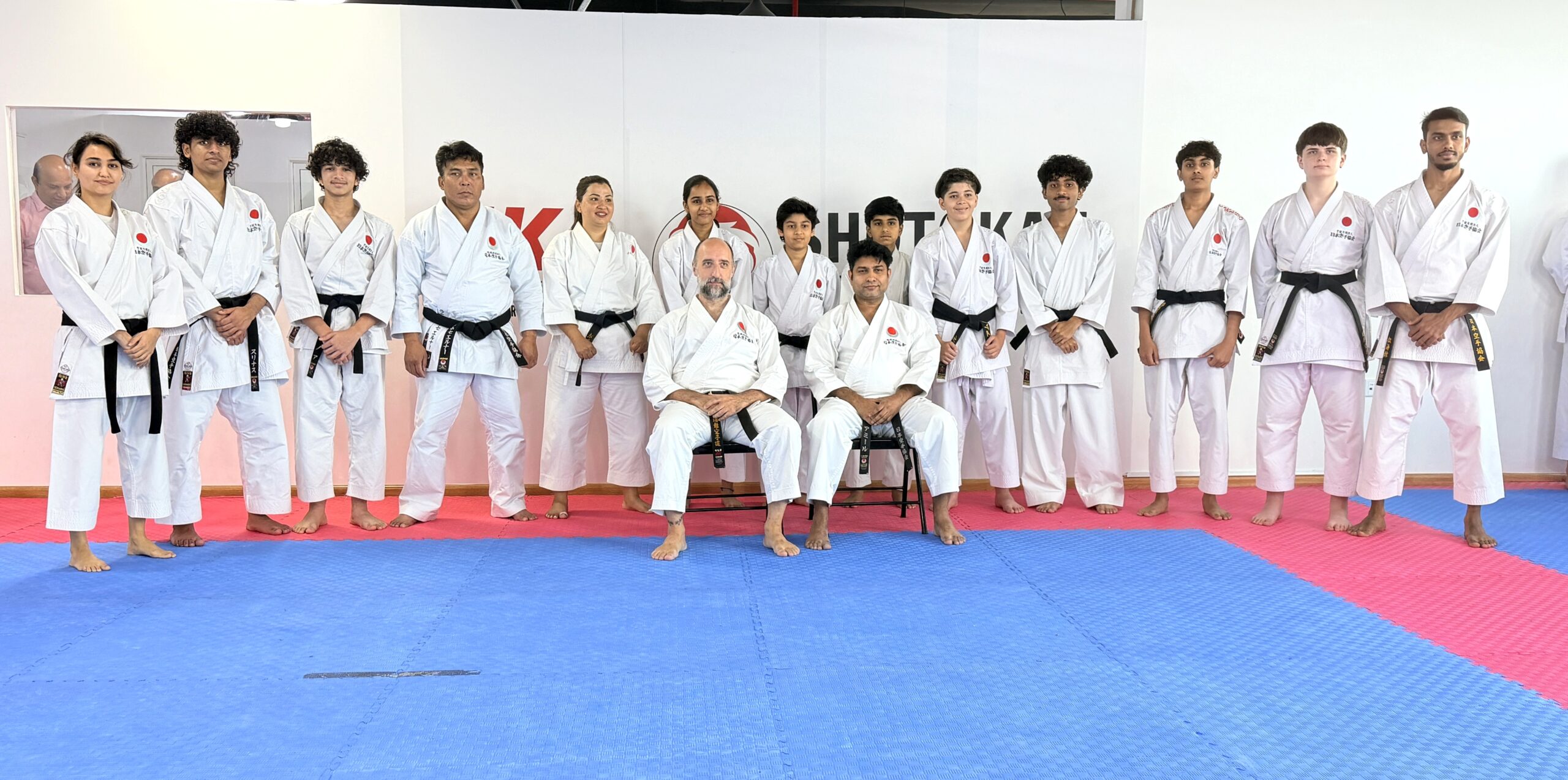 Sensei Ameer and Sensei Paulo conducting black belt examination in Dubai