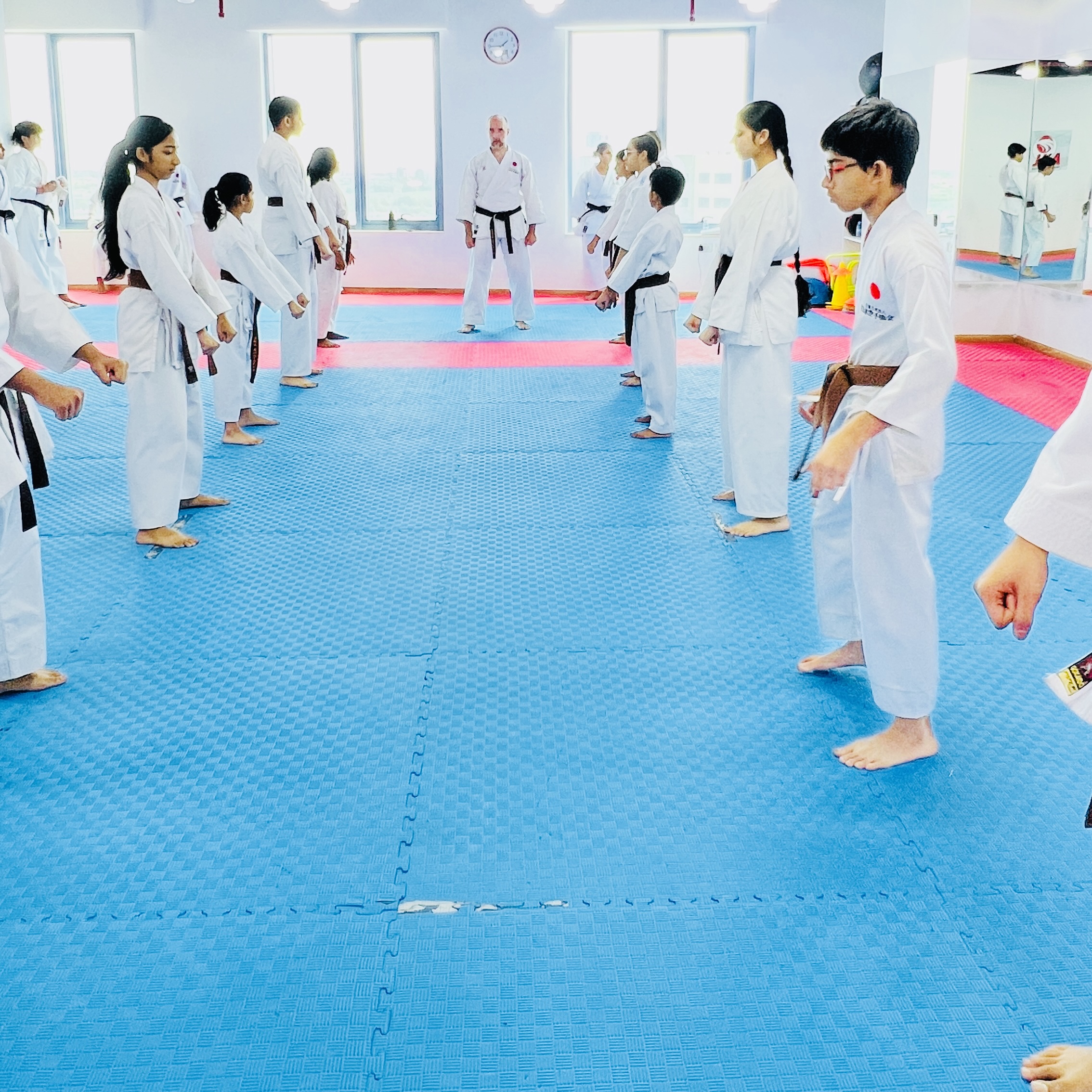 Successful black belt examination at Shotokan Karate Club Dubai