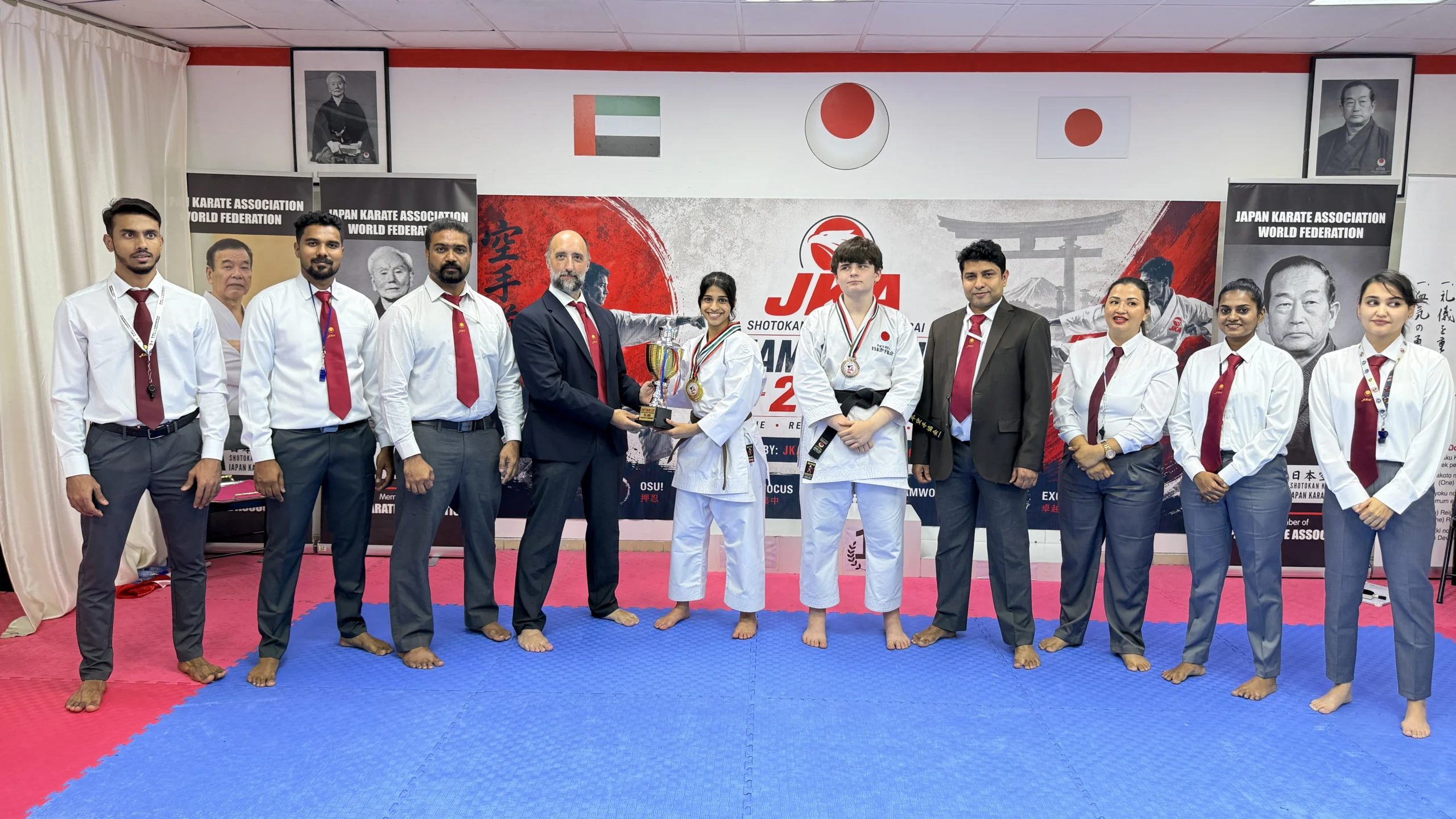 Neya Pillai Best Student of the Year 2025–2026 at Shotokan Karate Club Dubai