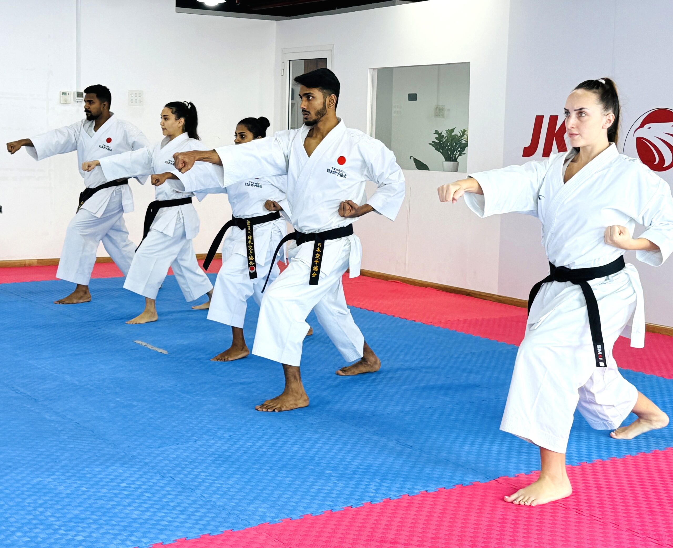 Adult Shotokan karate training in Dubai at Shotokan Karate Club