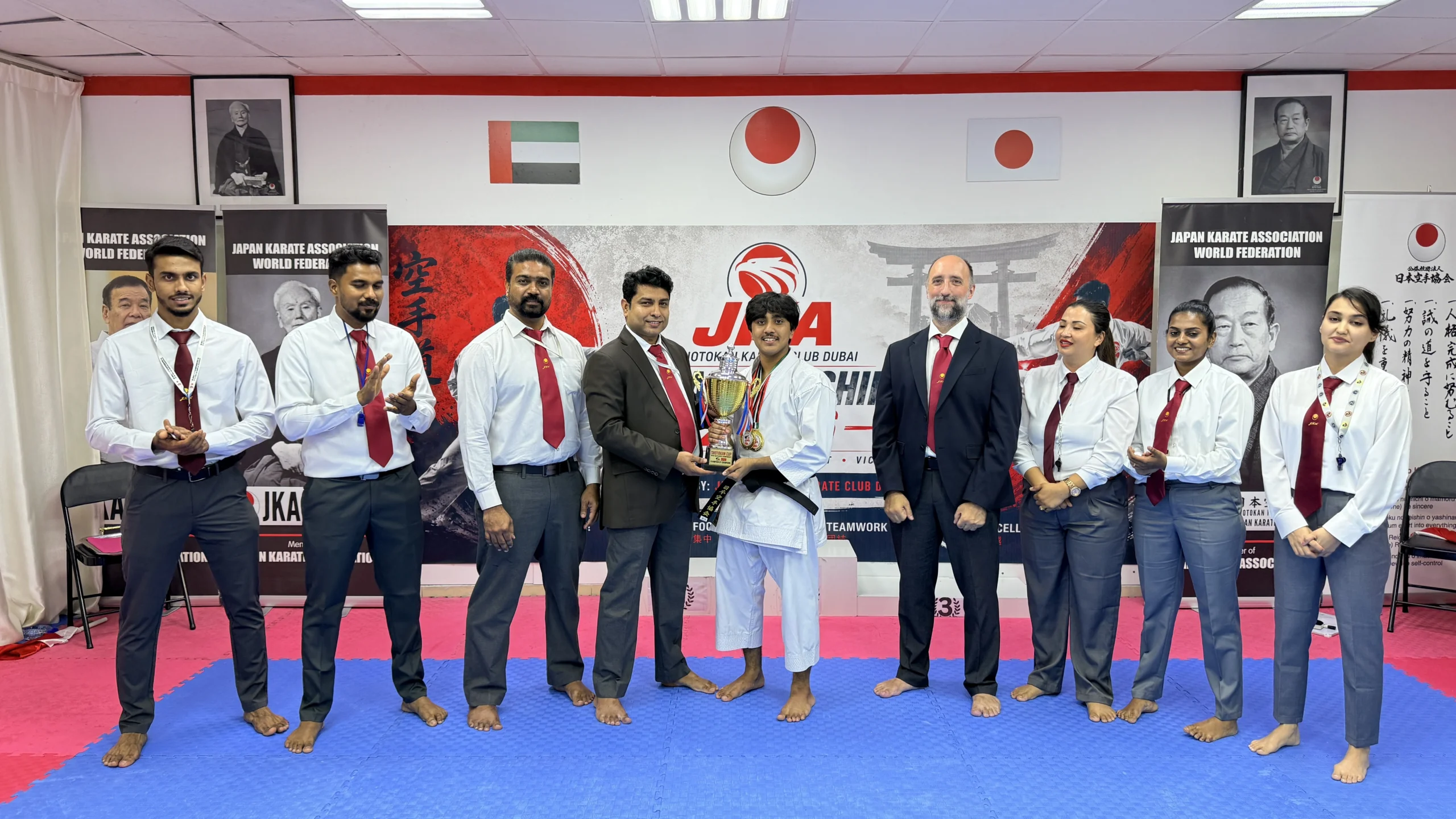 Aman Deepu Champion of Champions at Shotokan Karate Club Dubai