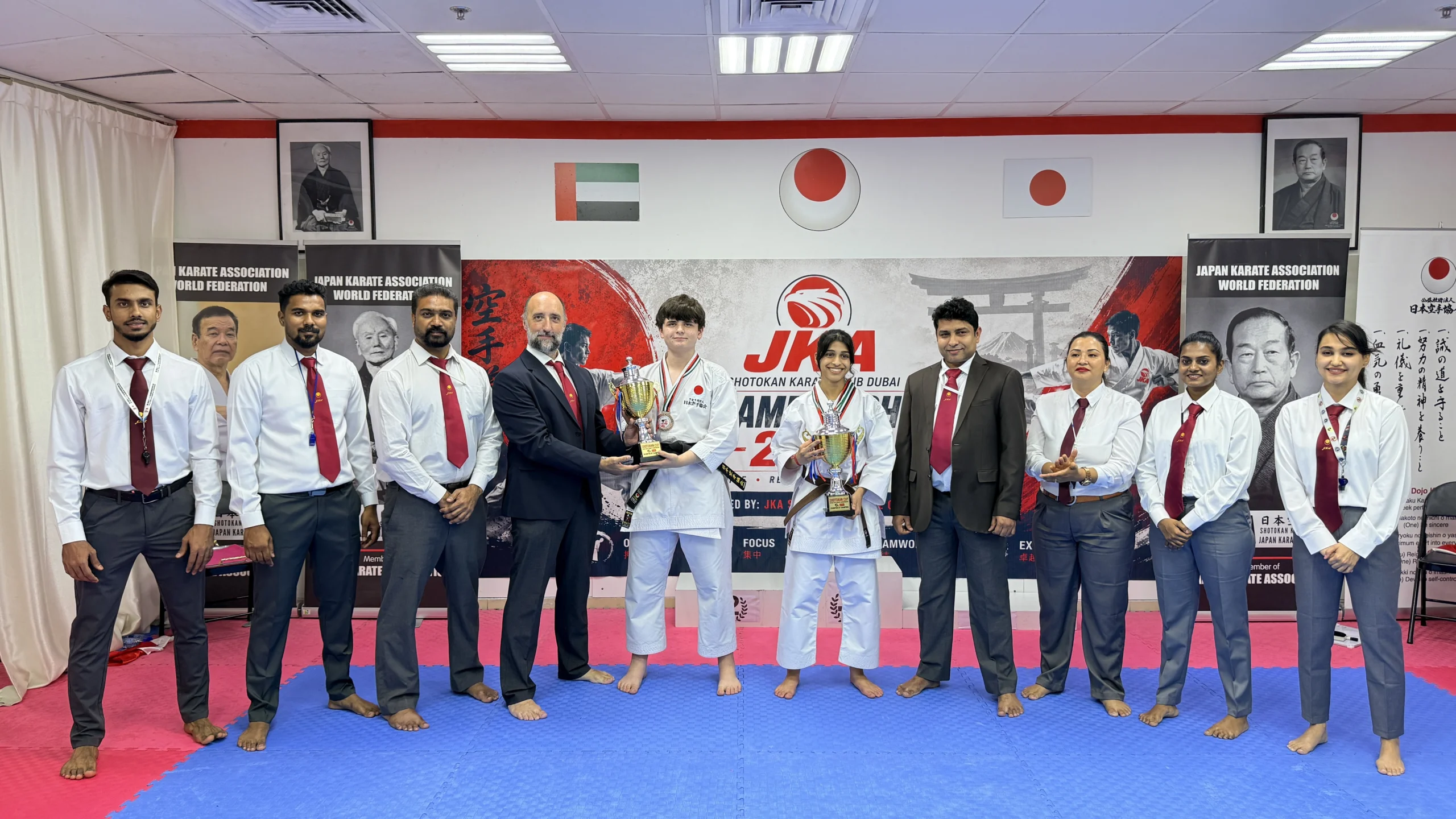 Jaxon Best Student of the Year 2025–2026 at Shotokan Karate Club Dubai